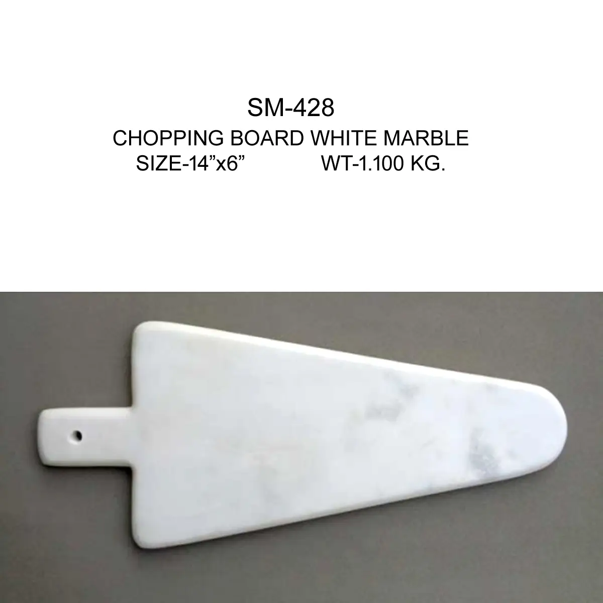 CHOPPING BOARD WHITE MARBLE